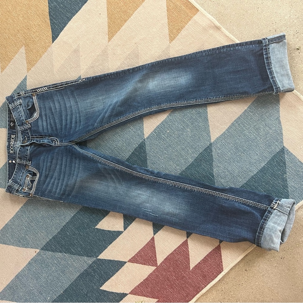 Rock and Roll Cowgirl Boyfriend Jeans 27x34